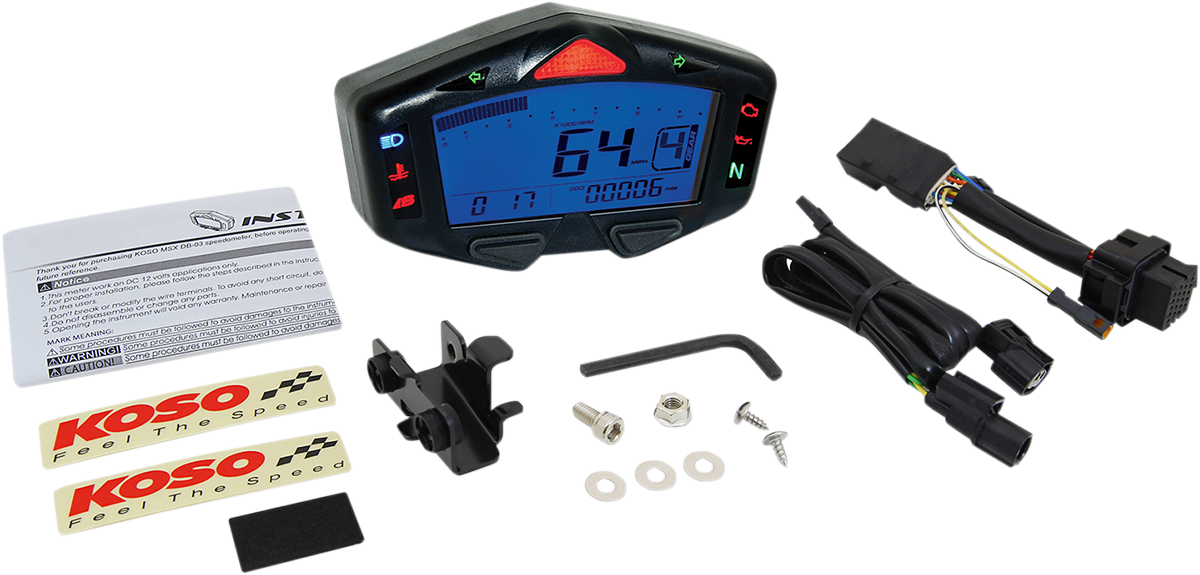 KOSO NORTH AMERICA DB-03R Digital LCD Meter - Honda Grom BA038900