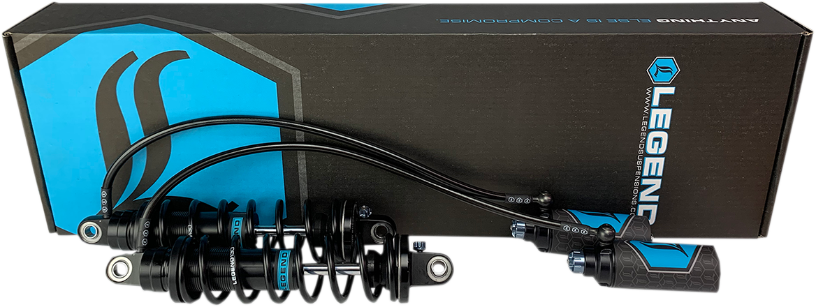 Legend Suspension Revo ARC Remote Reservoir Shocks - 13-Inch Heavy Duty Black by Legend Suspension Part 1310-1879