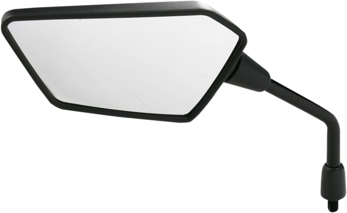 EMGO Mirror - Side View - Polygon - Black - Left 20-49222