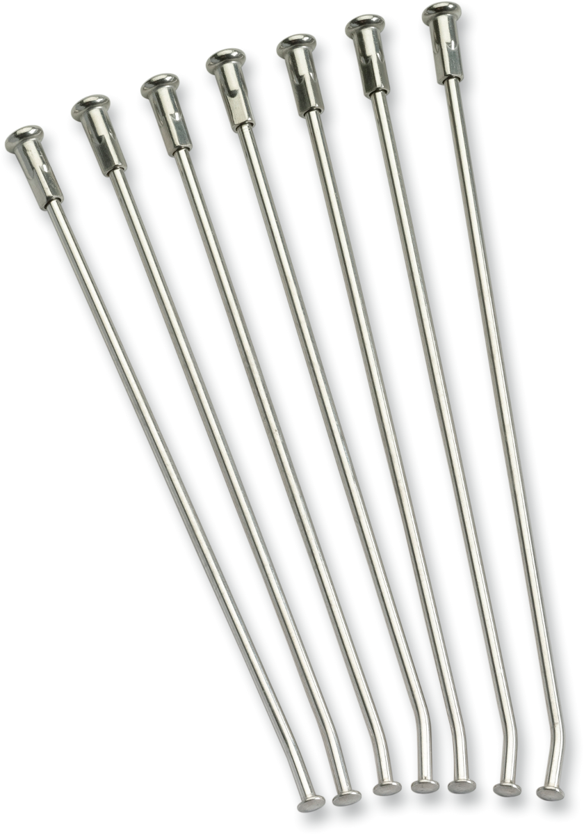 MOOSE OFFROAD Spoke Set with Nipples - Stainless Steel - Rear - 17" - Kawasaki KLR 650 1-22-227-S