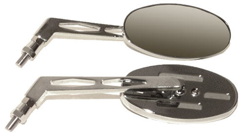 EMGO Mirror Oval Long JAP Part 20-26307 for Motorcycles and Scooters