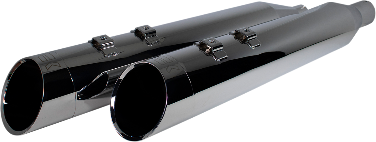 KHROME WERKS 4-1/2" HP-Plus® Slip-On Mufflers - Chrome Edge 202665