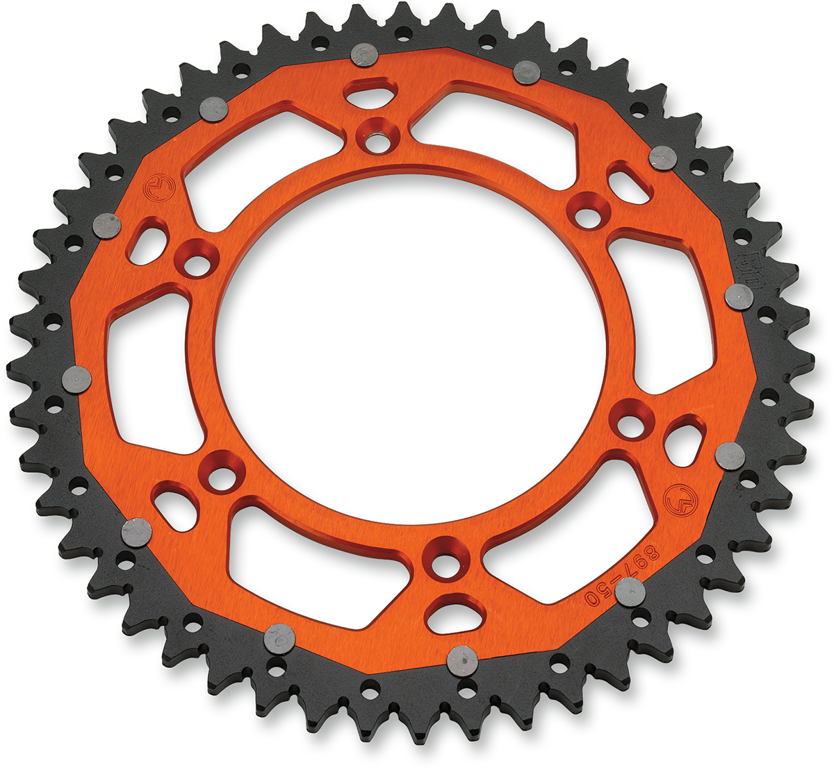 MOOSE OFFROAD Dual Sprocket - 51 Tooth - Orange - Husqvarna/Husaberg/KTM 1210-897-51-14X