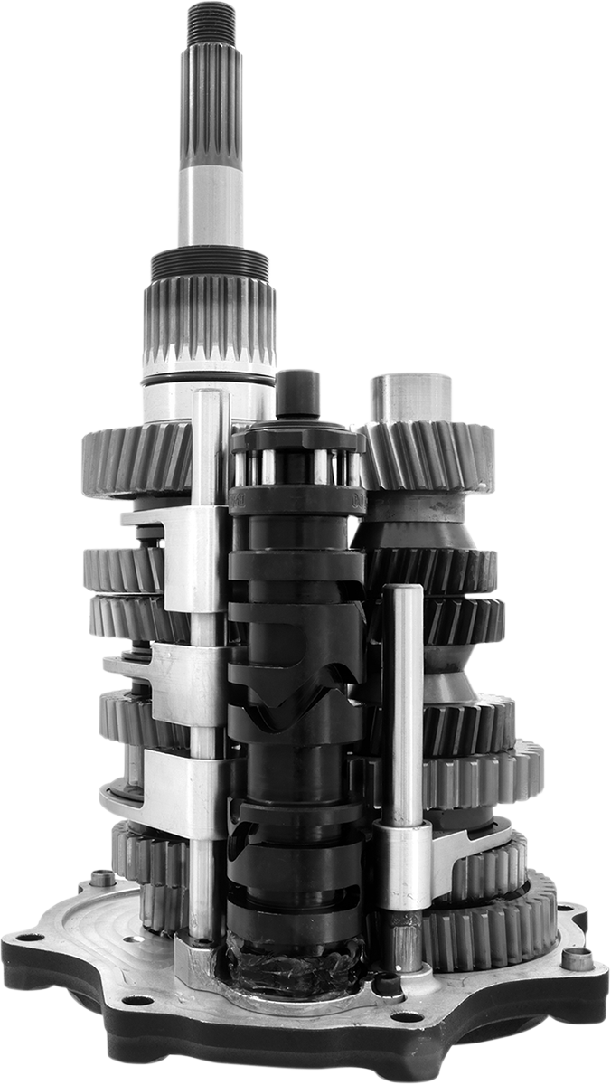 BAKER DRIVETRAIN 7-Speed Gear Set for Harley-Davidson with Polished DD7-37602