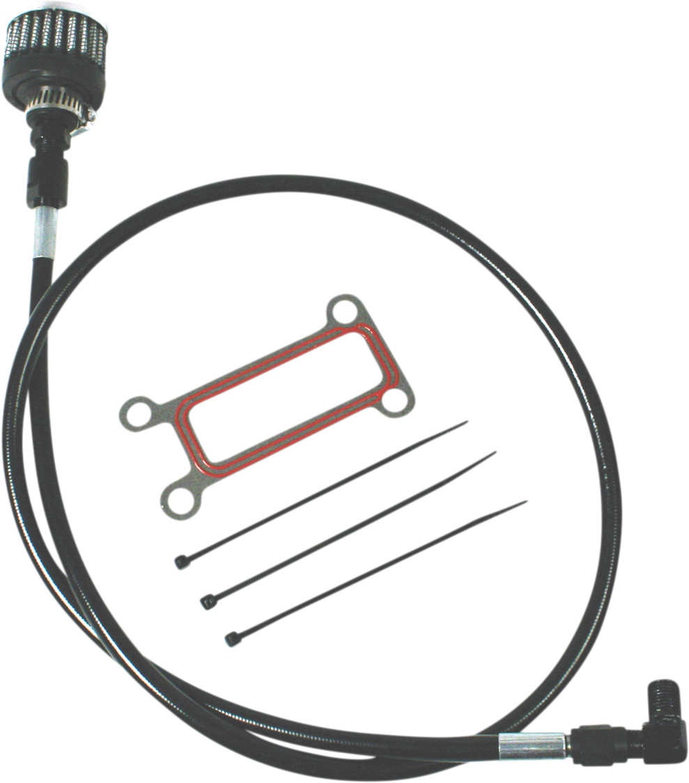 FEULING PARTS Oil Tank Breather Kit - Black - 99'-01' Touring 3076