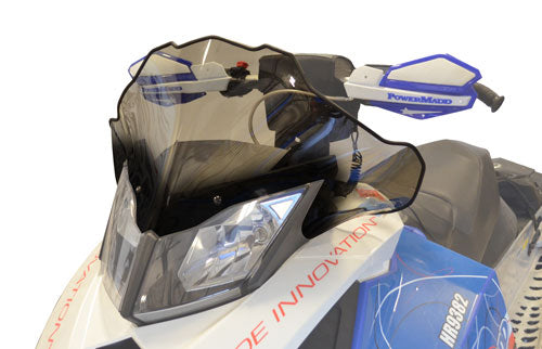 PowerMadd Ski Doo Low Tint Windshield with Black Face, Part #13412