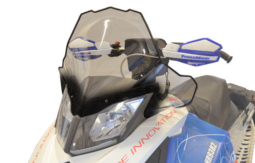 POWERMADD Ski-Doo Tall Clear Windshield with Black Fade, Part Number 13432