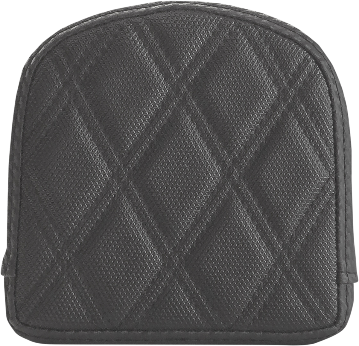 SADDLEMEN Sissy Bar Pad - Lattice Stitched - Black - Universal 0408SDC