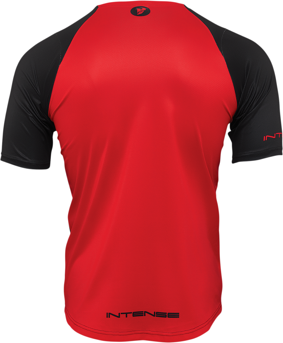 THOR Intense Assist Dart Short-Sleeve Jersey - Black/Red - Medium 5120-0152