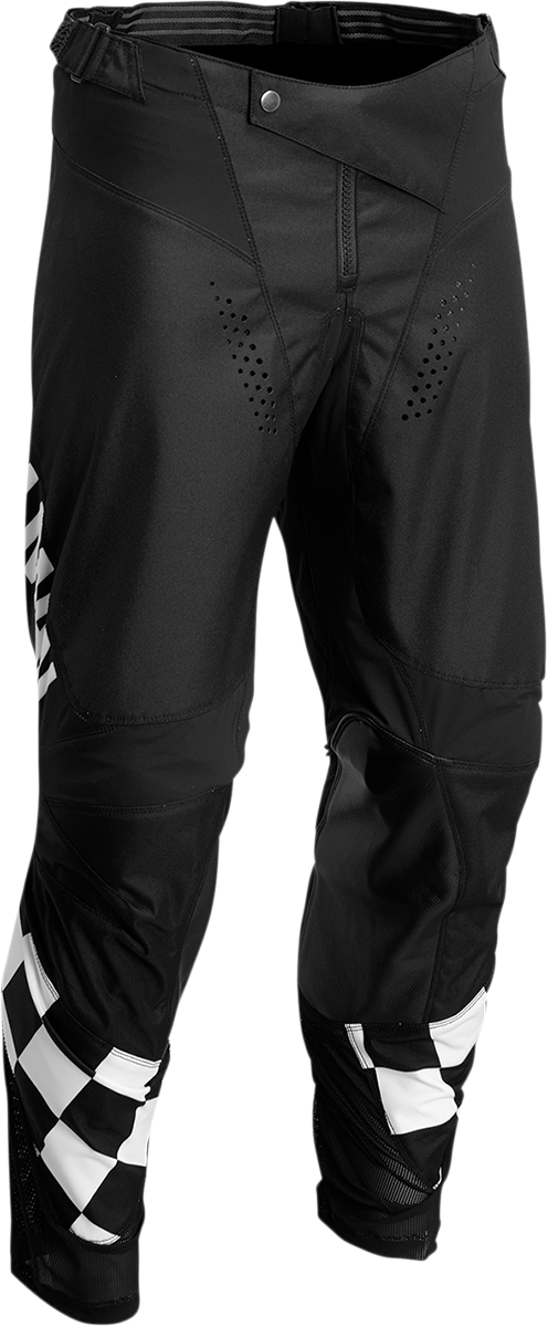 THOR Hallman Differ Cheq Pants - Black/White - US 28 2901-9516