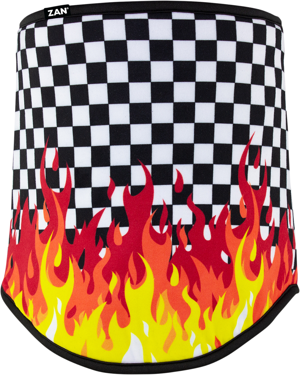 ZAN HEADGEAR SportFlex® Checkered Flames Neck Gaiter WFL450