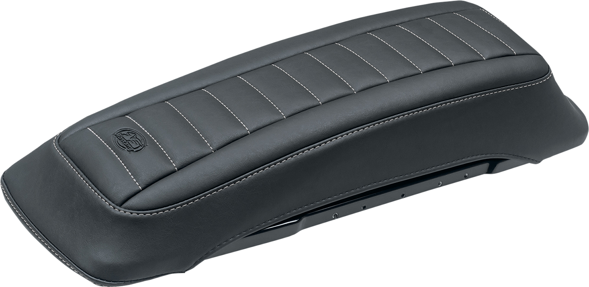 MUSTANG Saddlebag Lid Covers - Black/Gunmetal Gray - FL '93-'13 77637GM