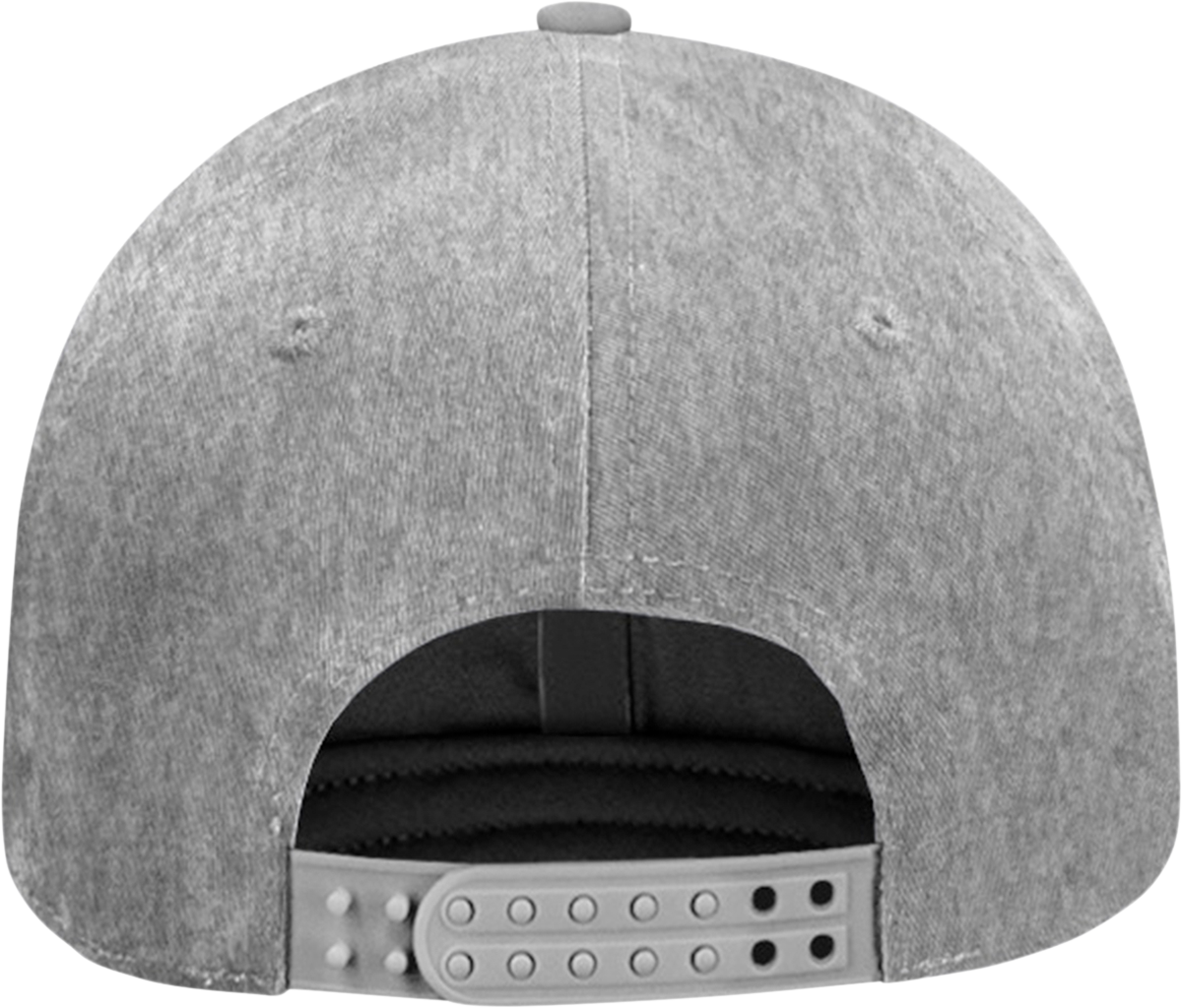 Yamaha Apparel Yamaha Flannel Hat Heather Gray/Blue NP21A-H2737 – Classic Curved Bill Cap