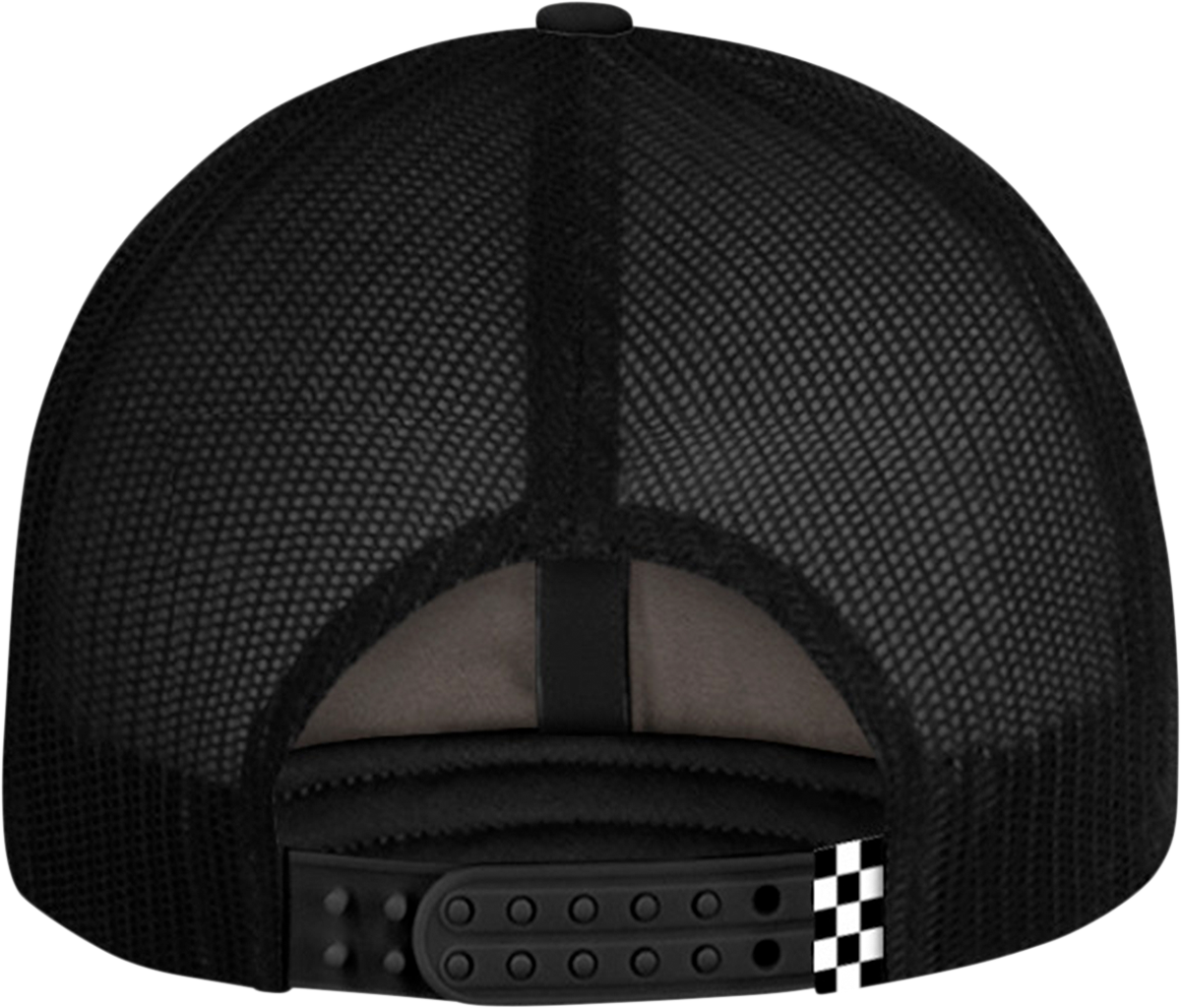 Yamaha Apparel Yamaha Speed Hat - Black and Red Snapback Cap (Part Number NP21A-H2739)