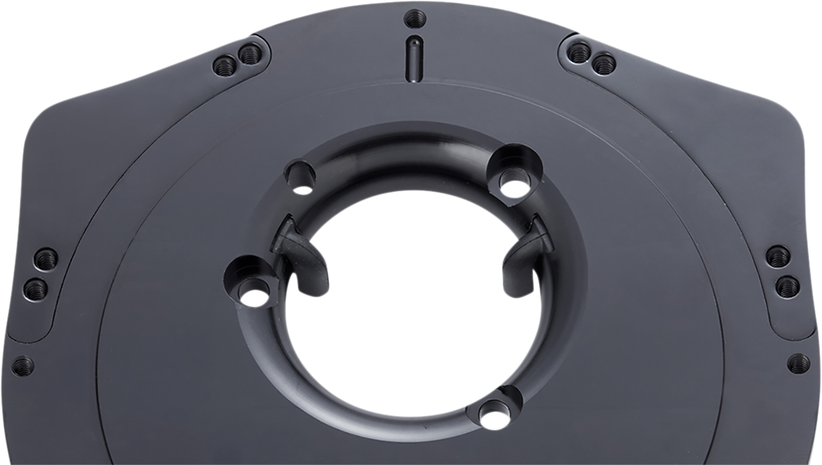 ARLEN NESS Replacement Breather Bolt Cover Plate - Inverted/Method/Clear Tear/Sidekick - Left - Black 600-056