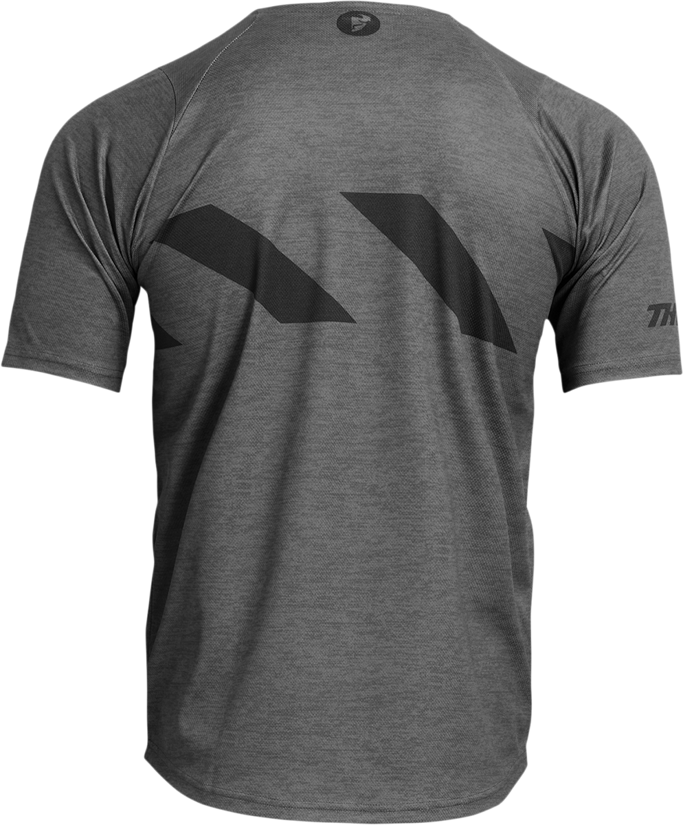 THOR Assist Hazard Short-Sleeve Jersey - Charcoal/Heather - Small 5020-0008
