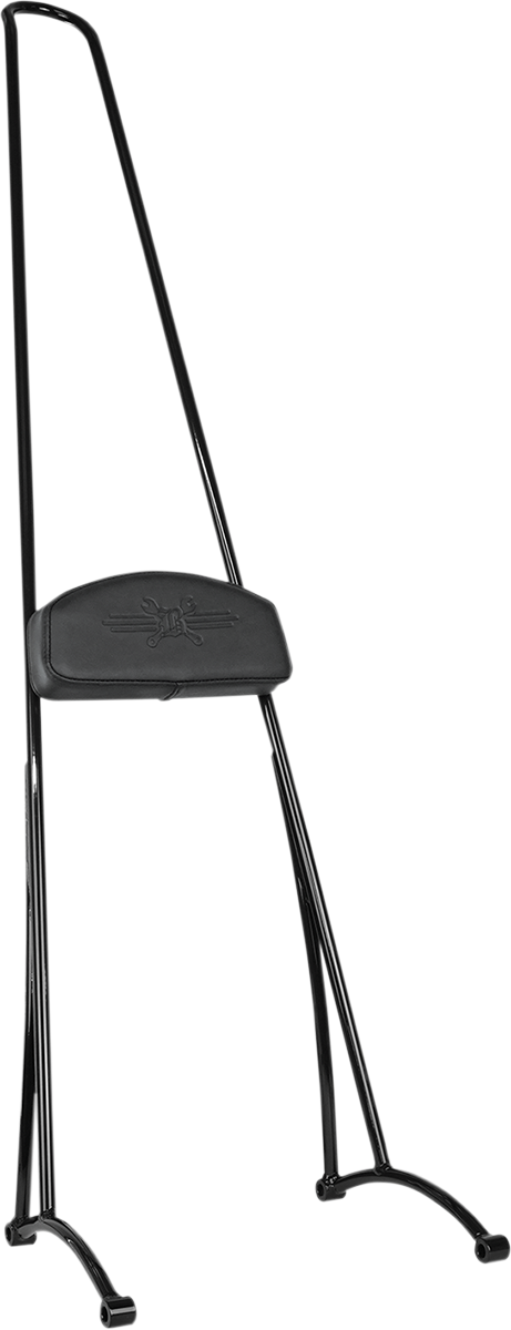 BURLY BRAND 40" Stupid Tall Sissy Bar - Black - HD Sportster '04-'22 B13-1507B