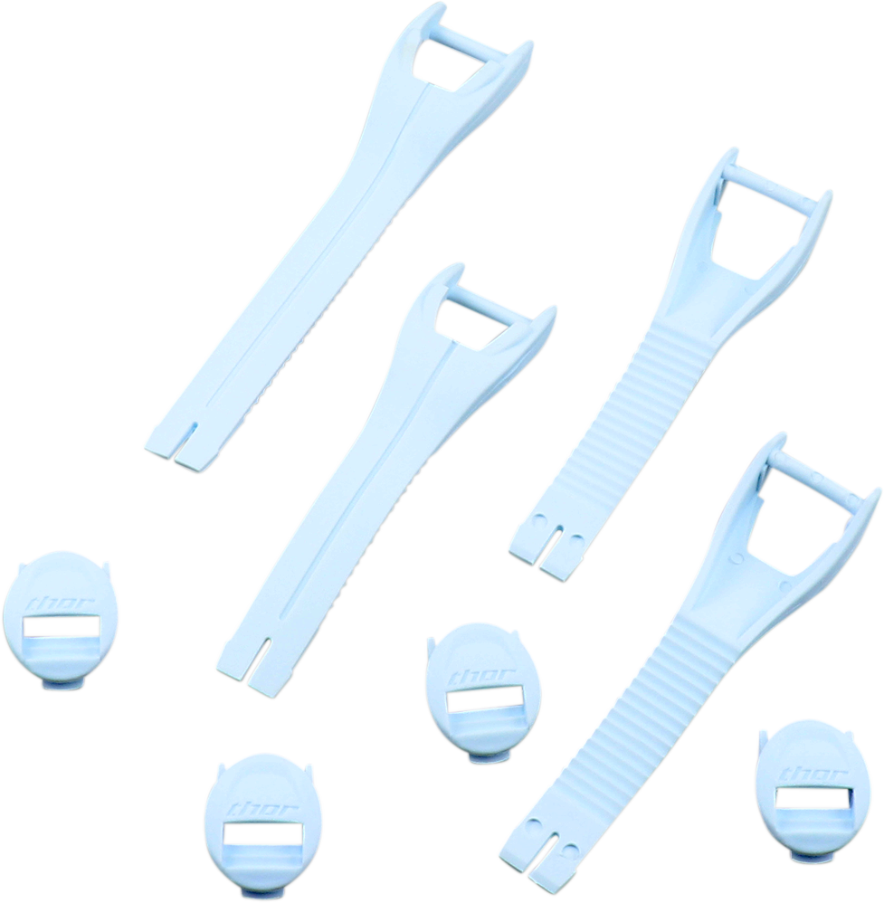 THOR Blitz XP MX Boot Straps - Women's - White - Size 5-8 3430-0874