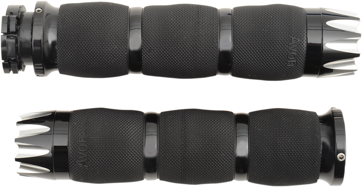 AVON GRIPS Excalibur Air Cushioned Grips - Black MT-AIR-90-AN-EX