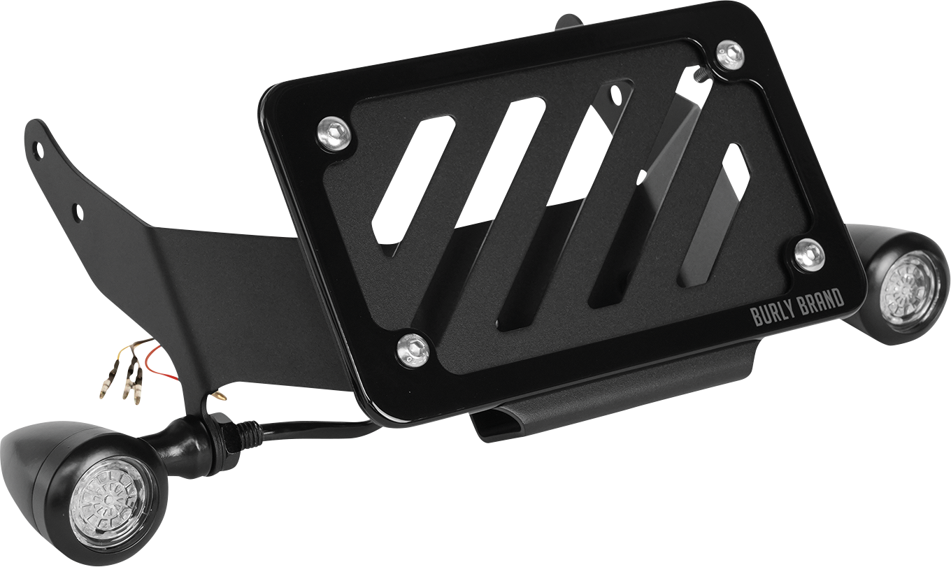 BURLY BRAND License Plate Mount - Rear Fender B13-3000TFB
