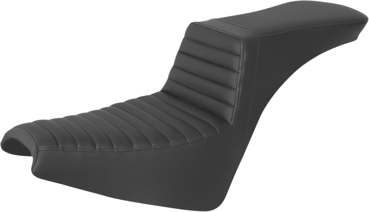 SADDLEMEN Step-Up Seat - Front Tuck-n-Roll - Black 818-30-191