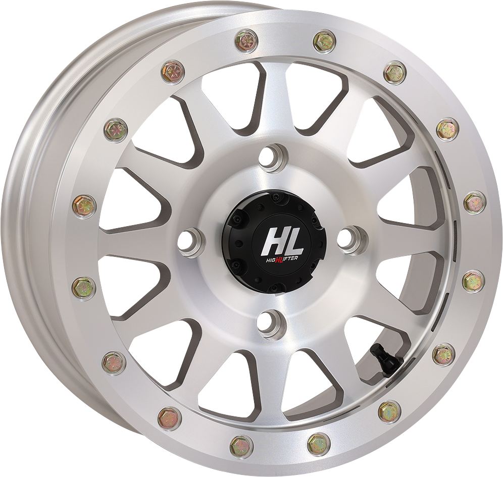 High Lifter HLA1 Beadlock Wheel - 14x7 Machined Finish for 4/156 Bolt Pattern
