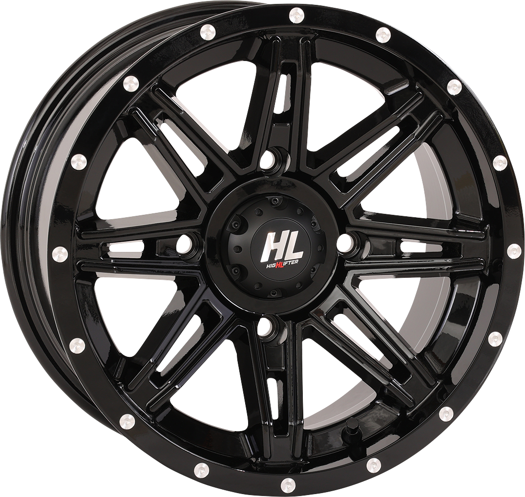 HIGH LIFTER HL22 14x7 Gloss Black Wheel for 4/137 Bolt Pattern