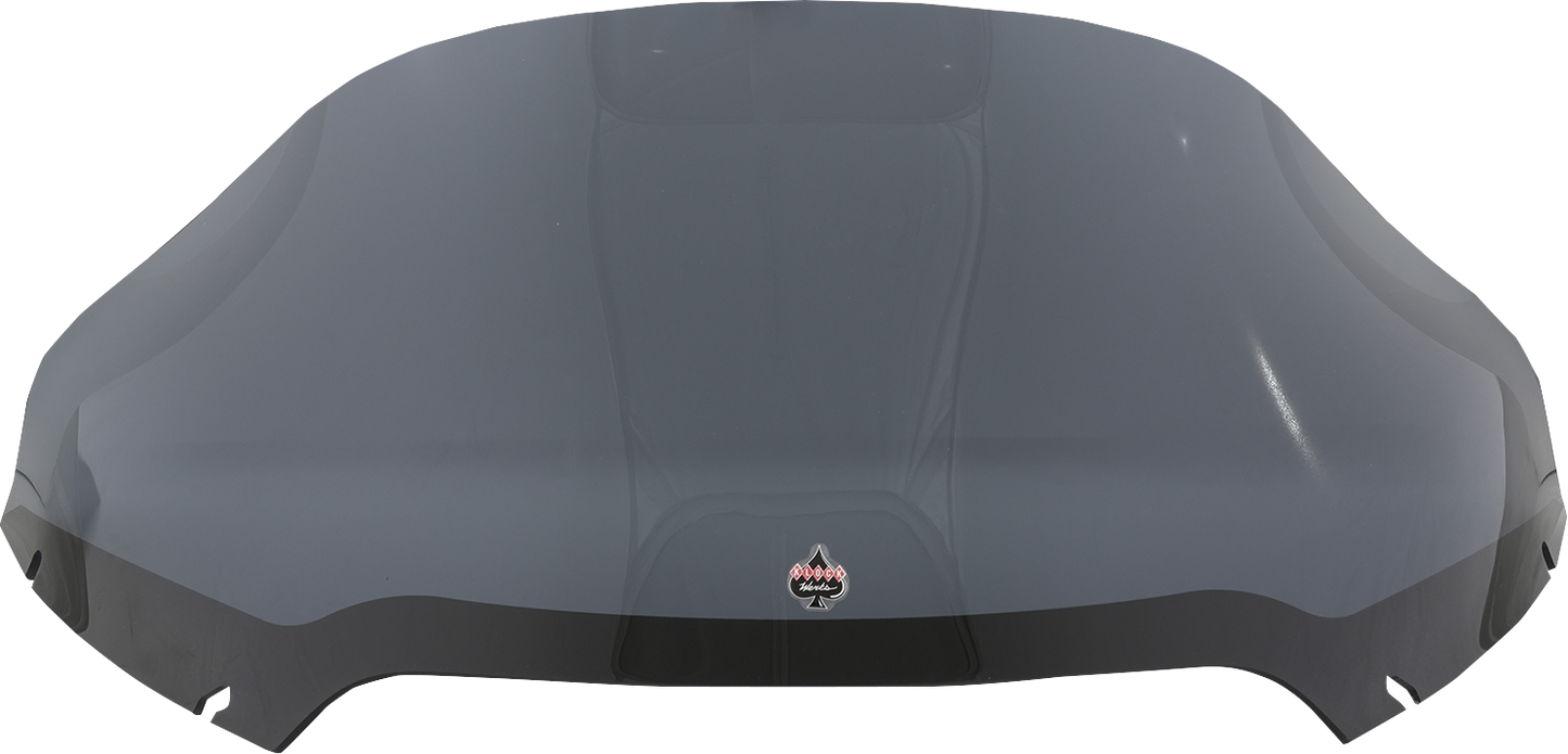 KLOCK WERKS Pro-Touring Flare® Windshield - 10" - Dark Smoke - '15-'25 FLTR KWW-01-0622-DS
