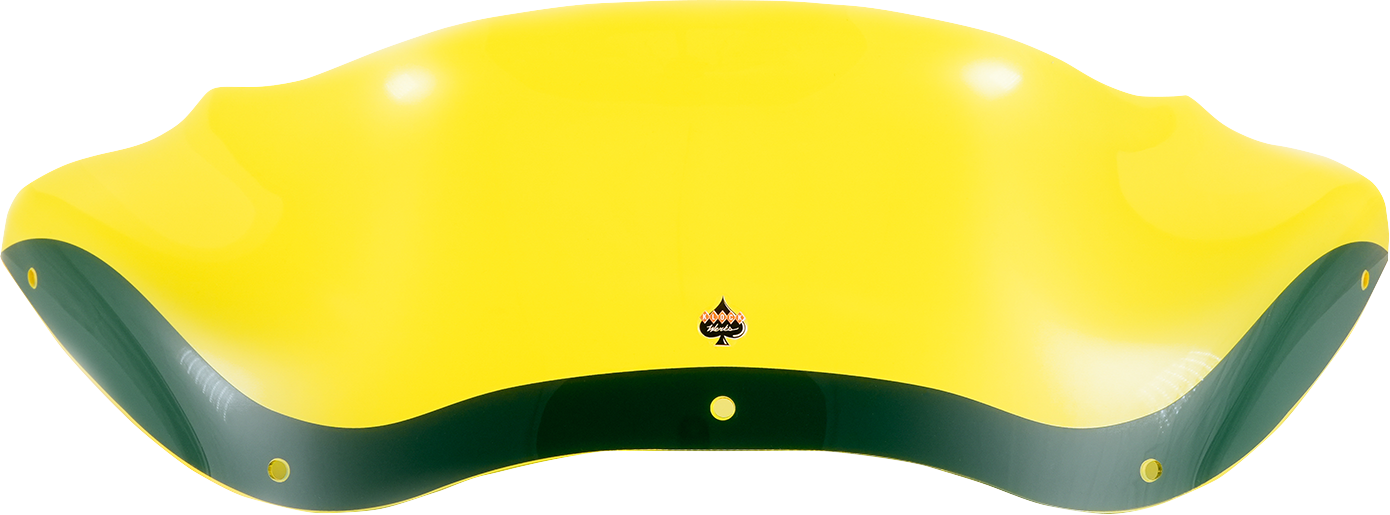 KLOCK WERKS Ice Flare® Windshield - 8" - Yellow Ice - '98-'13 FLTR KWW-01-0624