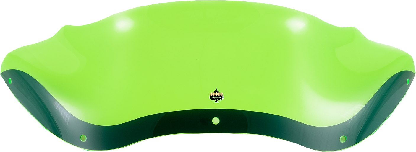 KLOCK WERKS Ice Flare® Windshield - 8" - Green Ice - '98-'13 FLTR KWW-01-0626