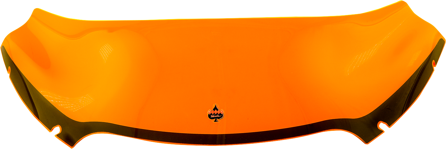 KLOCK WERKS Ice Flare® Windshield - 6" - Orange Ice - '15-'25 FLTR KWW-01-0628
