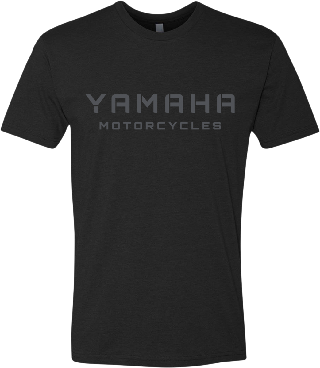 Yamaha Motorcycles T-Shirt by Yamaha Apparel - Large NP21S-M3136-L, Black