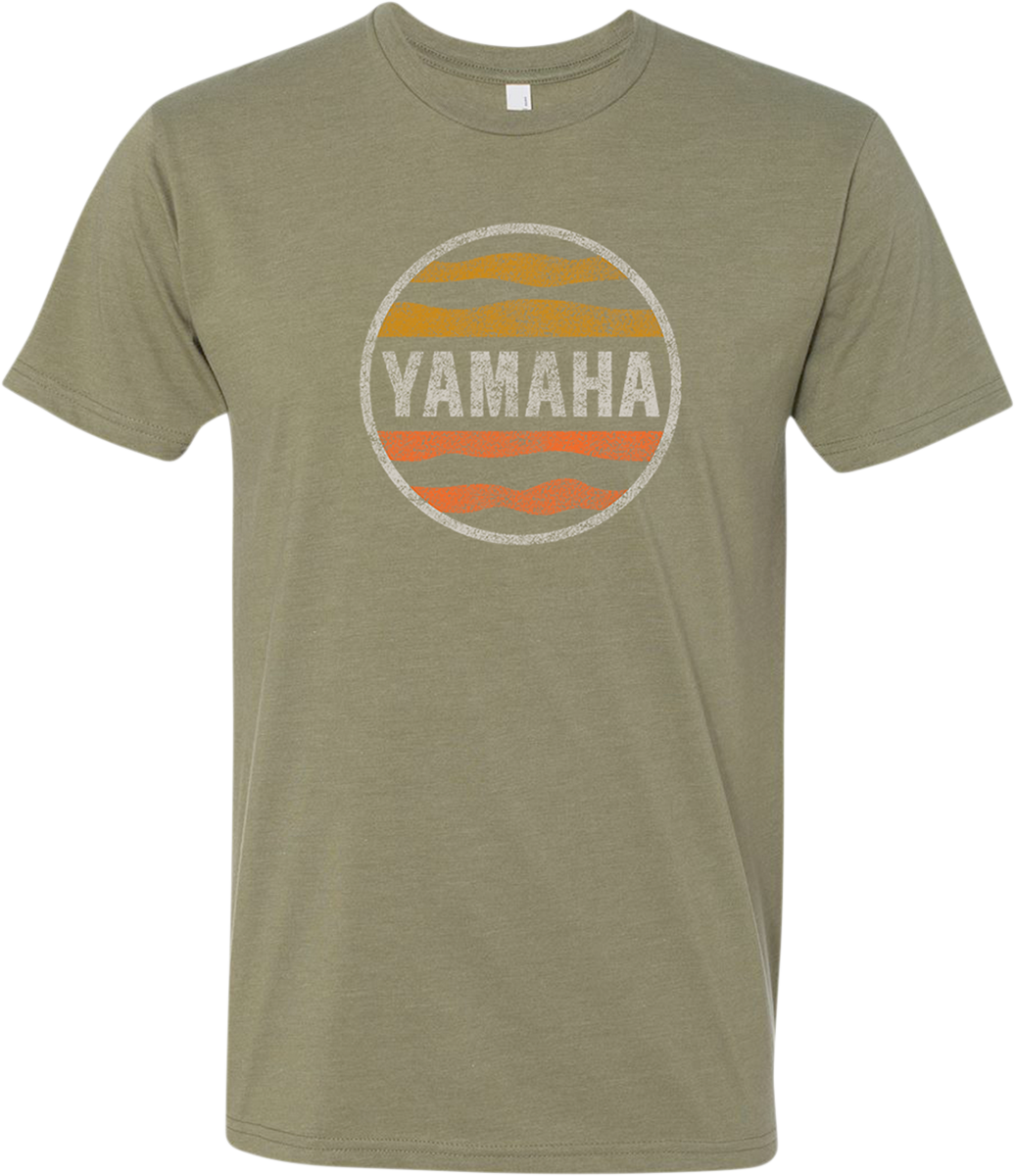 Yamaha Apparel Yamaha Sunset T-Shirt - Olive Green, Medium NP21S-M3128-M
