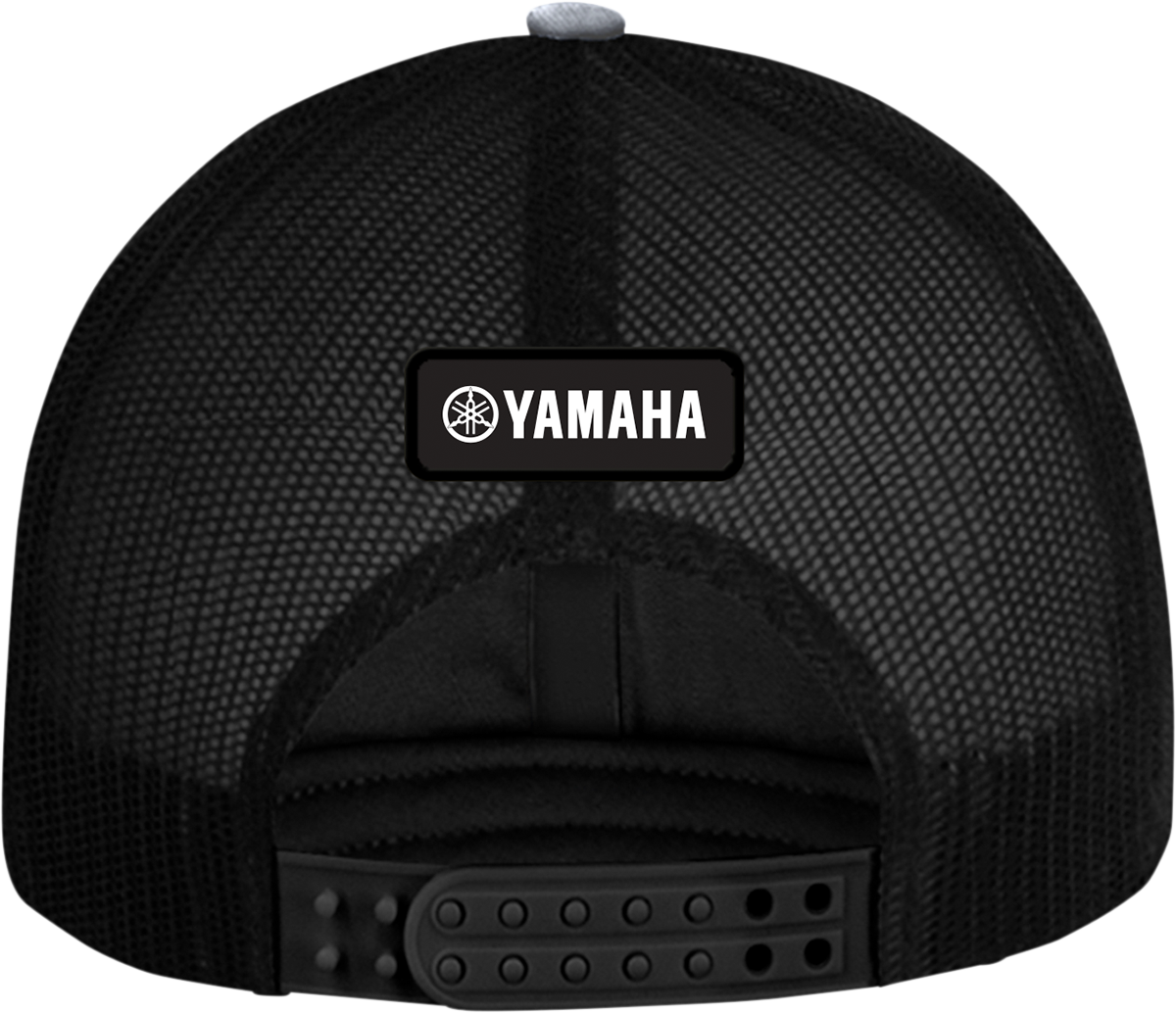 Yamaha Revs Hat by Yamaha Apparel - Gray/Black (Part Number: NP21A-H3202)