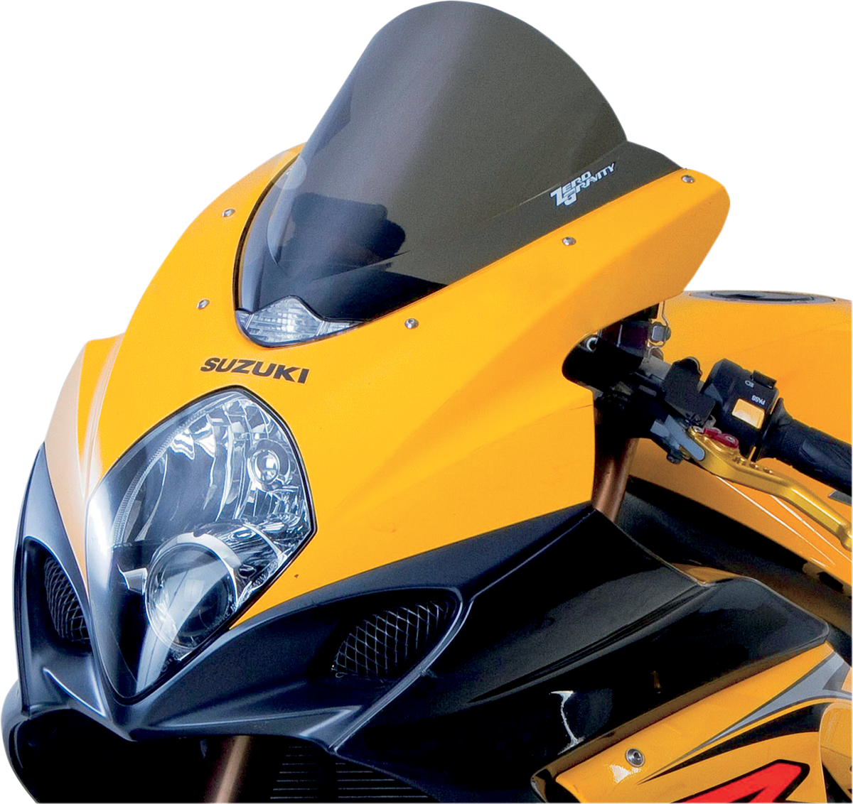 ZERO GRAVITY Double Bubble Windscreen - Smoke - GSXR1 16-111-02