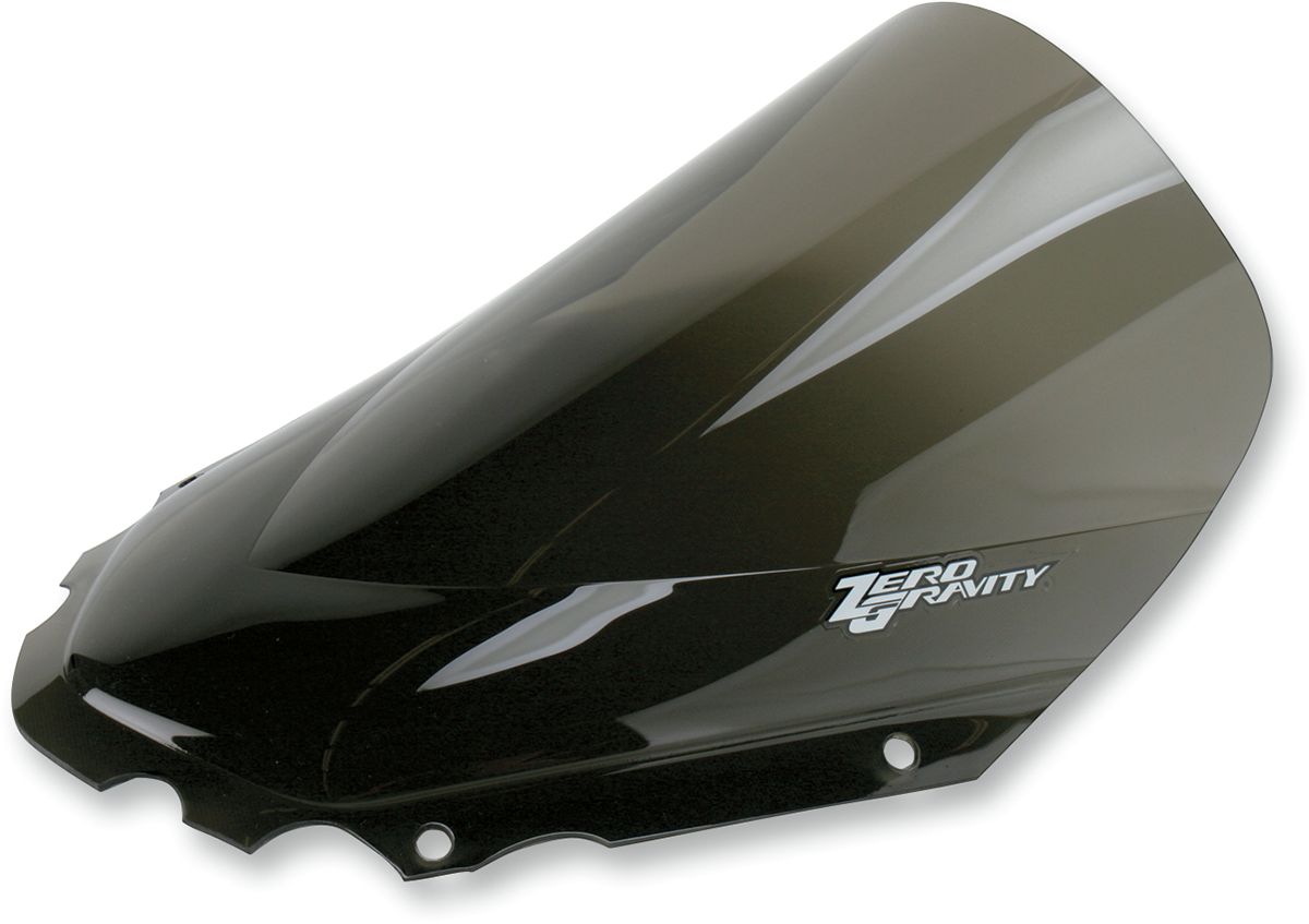 ZERO GRAVITY Double Bubble Windscreen - Smoke - KLR 16-206-02