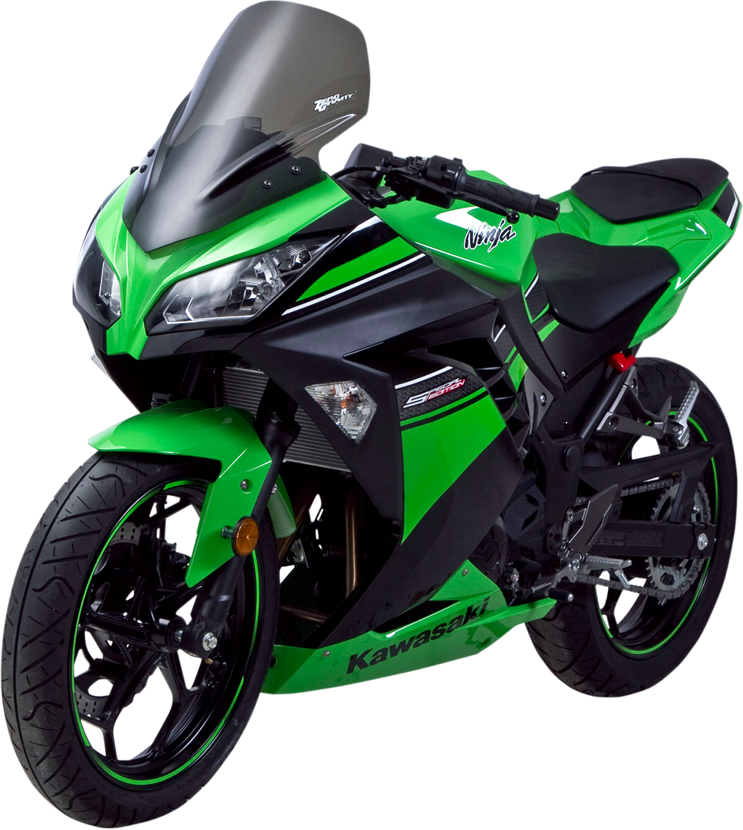 ZERO GRAVITY Sport Windscreen - Smoke - Ninja 300 23-282-02