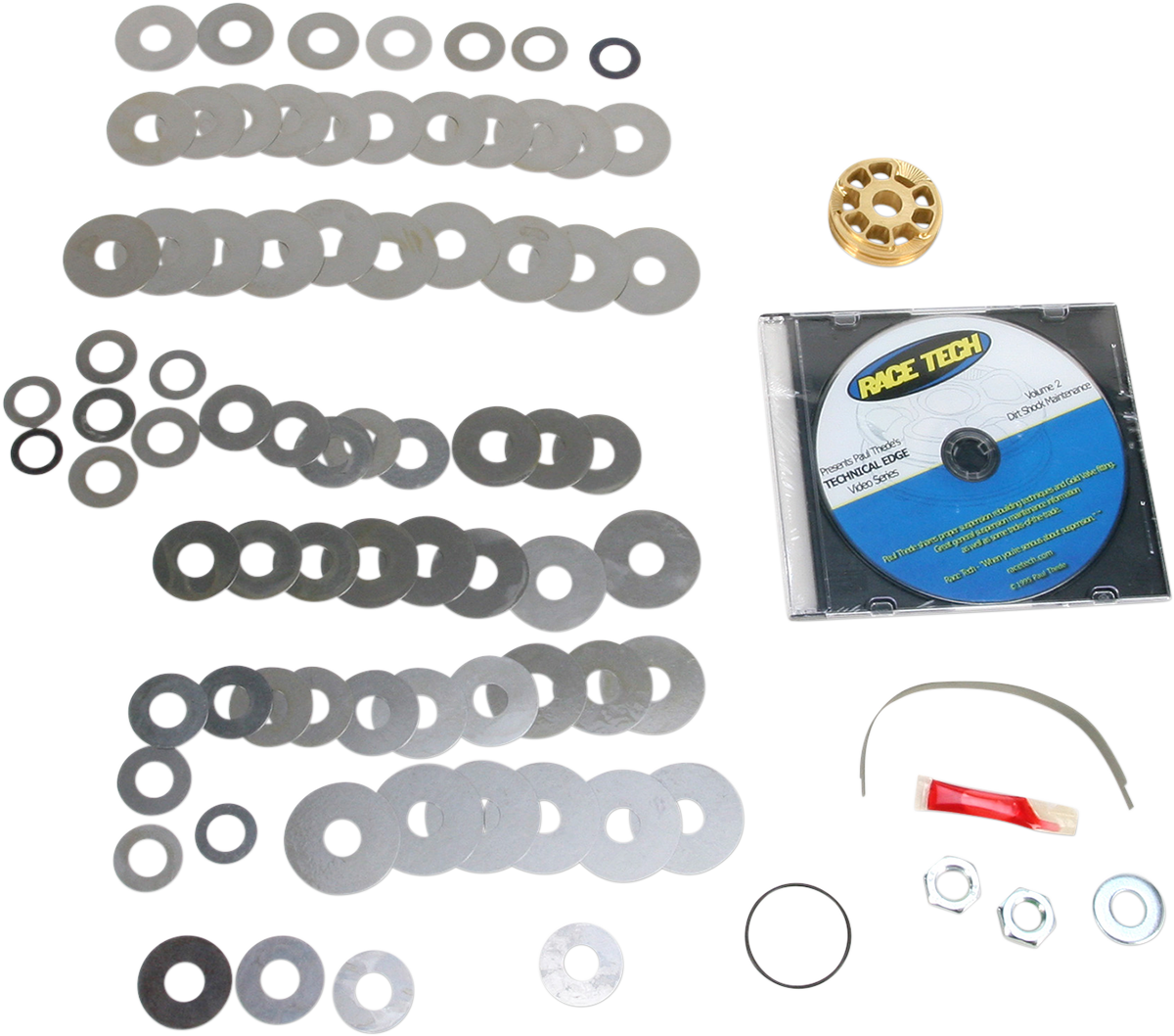 RACE TECH Gold Valve Shock Kit - 46 mm SMGV 4633 for Enhanced Suspension Performance