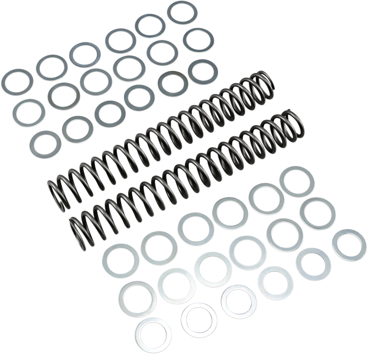 Race Tech FRSP S3827100 Chrome Silicon Steel Fork Springs - 1.00 kg/mm Stiffness for Enhanced Performance