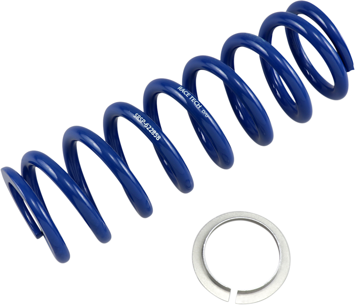 Race Tech SRSP 622858 Sport Series Front/Rear Shock Spring - Blue, 324 lb/in