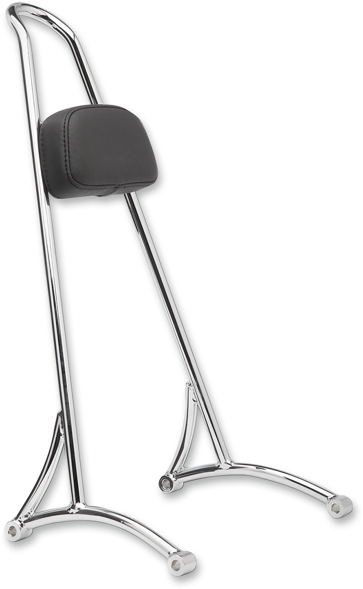 BURLY BRAND 20" Tall Sissy Bar - Chrome - HD Sportster '94-'03 B13-1503C