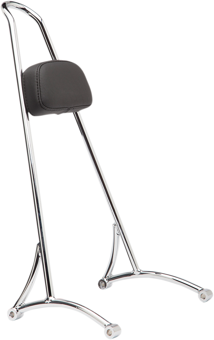 BURLY BRAND 20" Tall Sissy Bar - Chrome - HD Dyna B13-1505C