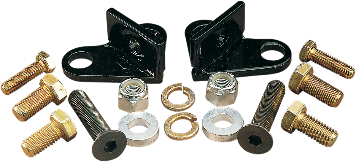 BURLY BRAND Lowering Kit - Rear - Lowers 1" - Black - '85-'96 FLT B28-275