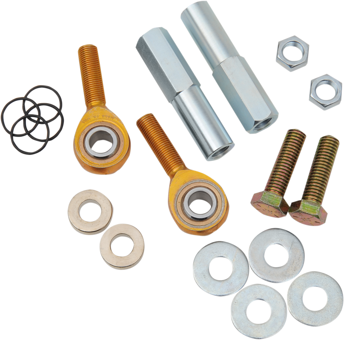 BURLY BRAND Adjustable Shock Lowering Kit - Rear - Lowers 0"-2" - Standard Finish B28-250