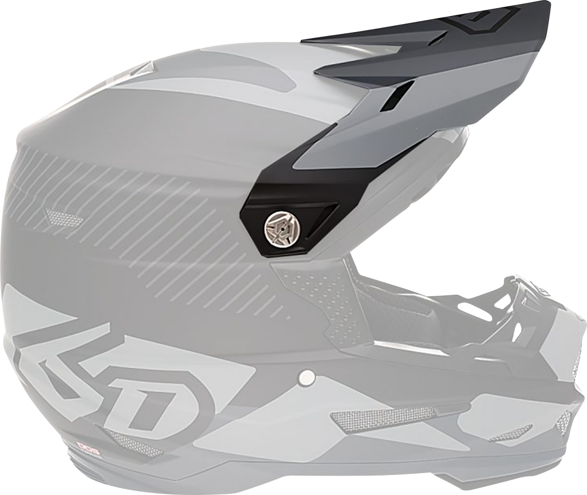 6D HELMETS ATR-2Y Visor - Matte Black 72-4114