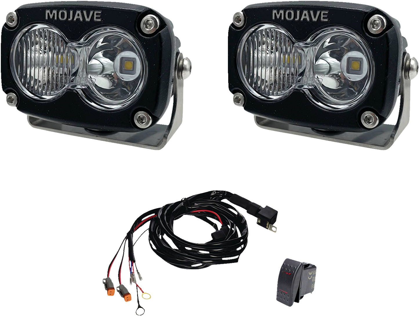 ALL BALLS TLM2X3-KIT LED Racing Light Kit - 2x3 Inches with Waterproof Housing