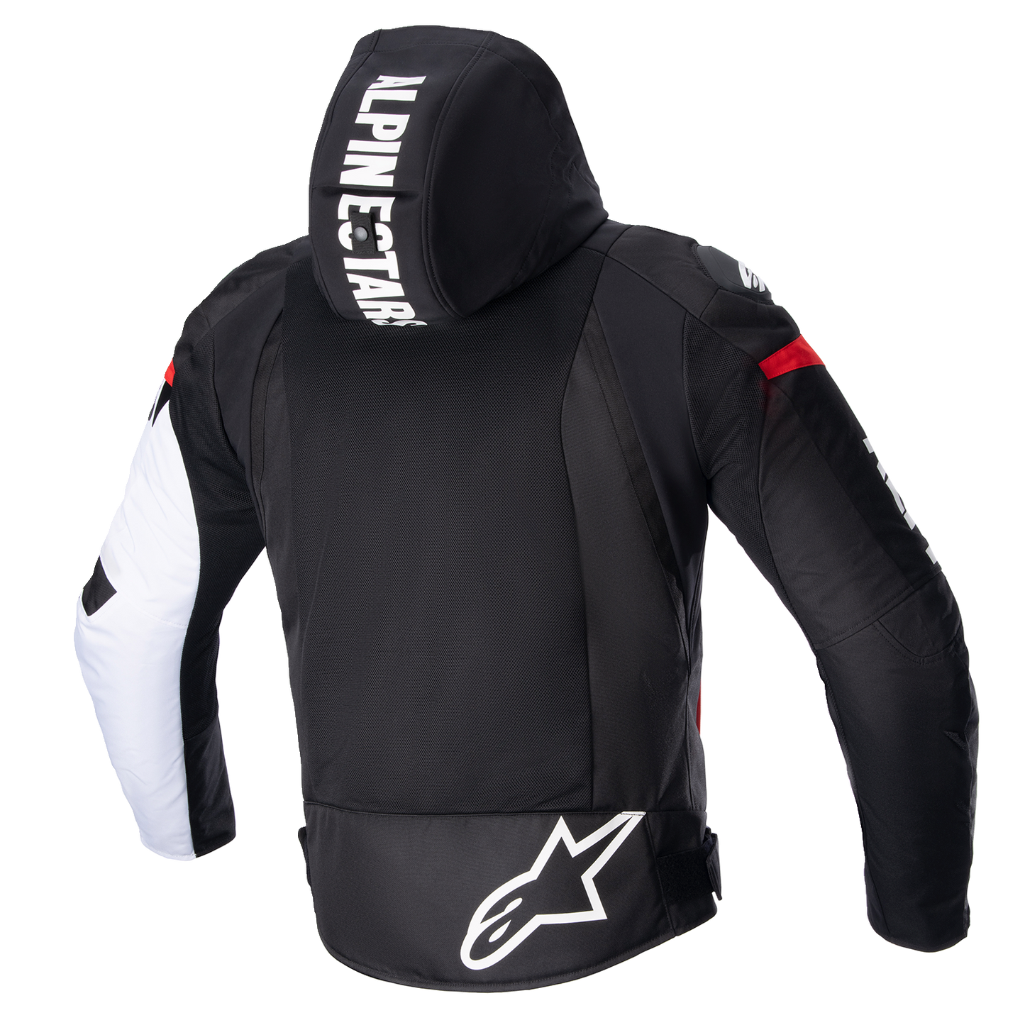 ALPINESTARS Zaca Air Jacket - Black/White/Red Fluo - 2XL 3306423-1231-2X