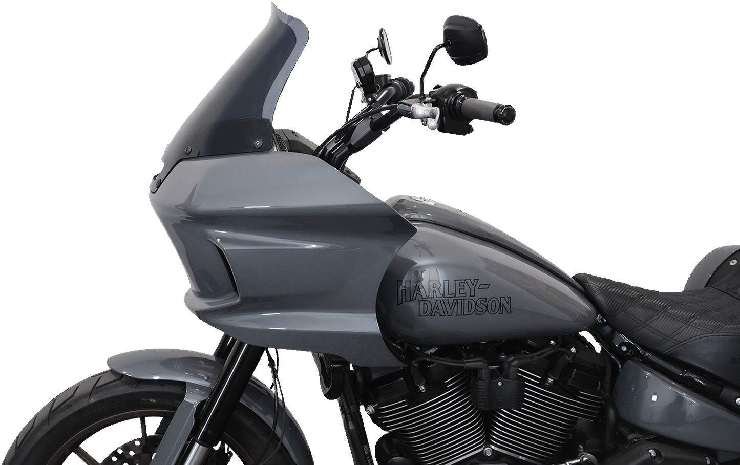 KLOCK WERKS Flare® Windshield - 10" - Dark Smoke - FXLRST KWW-02-0611-DS