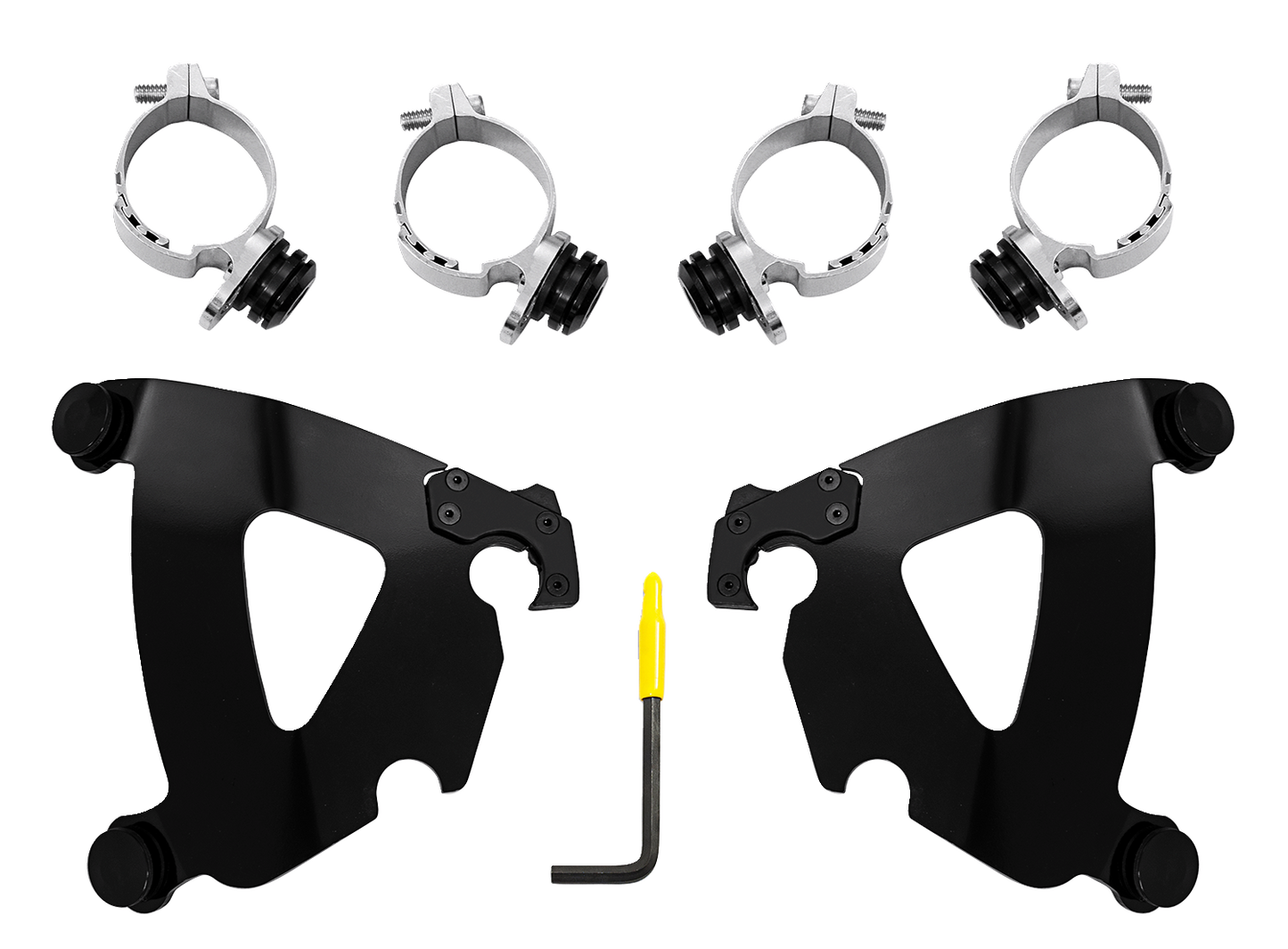 MEMPHIS SHADES Road Warrior Mounting Kit - Black - Chief MEB2076