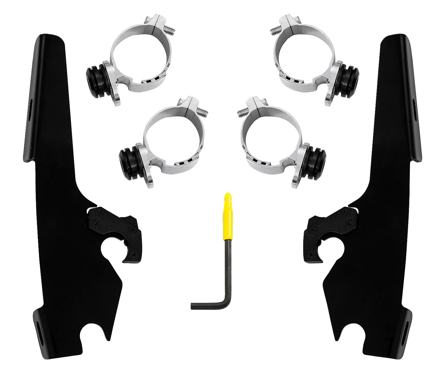 MEMPHIS SHADES Fats/Slim/Sportshield Mounting Kit - Black - Chief MEB2074